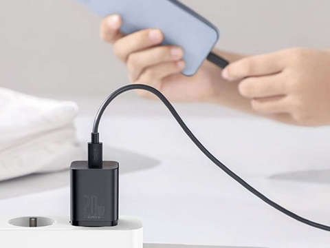 Зарядний пристрій Baseus Super Si Quick Charger 1C 20W Black