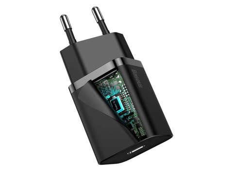 Зарядний пристрій Baseus Super Si Quick Charger 1C 20W Black