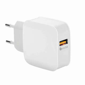 Зарядний пристрій Vega Faston power adapter fast USB QC 3.0 Fast Charger 3A White