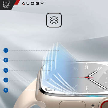Захисна плівка Alogy Hydrogel Smartwatch для Samsung Galaxy Watch 5 Pro 45 мм