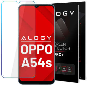 Захисне скло для екрану Oppo A54s з загартованого скла 9H Alogy