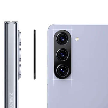 Захисне скло для камери Samsung Galaxy Z Fold 5, Lens Full Camera Glass overlay, чорне