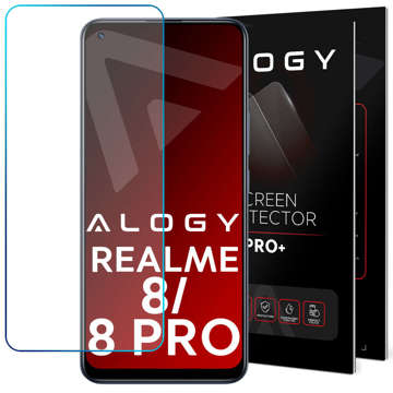 Захисне скло Tempered glass 9H Alogy на екран для Realme 8/8 Pro