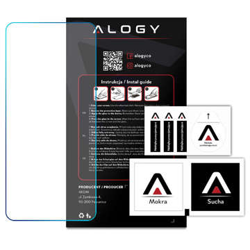 Захисне скло Tempered glass 9H Alogy на екран для Realme 8/8 Pro