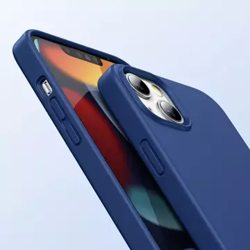 Захисний силіконовий чохол Ugreen, гнучка силіконова накладка для iPhone 13 Blue