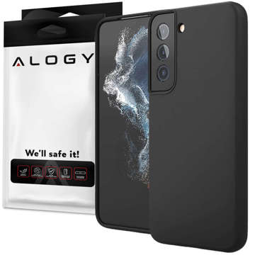 Захисний тонкий м'який чохол Alogy для Samsung Galaxy S22 Plus Black Glass