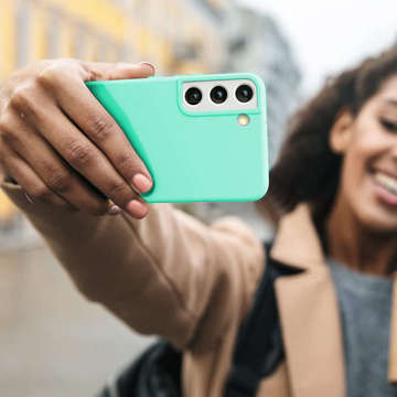 Захисний тонкий м'який чохол Alogy для Samsung Galaxy S22 Plus Turquoise Glass