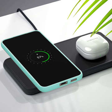 Захисний тонкий м'який чохол Alogy для Samsung Galaxy S22 Turquoise Glass