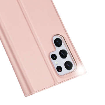 Захисний фліп-чохол Dux Ducis Skin Pro для Samsung Galaxy S22 Ultra Pink