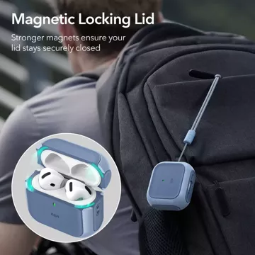 Захисний чохол для навушників ESR Orbit Halolock MagSafe Apple AirPods 4 Blue