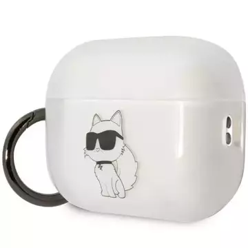 Захисний чохол для навушників Karl Lagerfeld KLAP2HNCHTCT для Apple AirPods Pro 2 чехол прозорий Ikonik Choupette