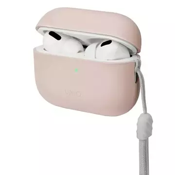 Захисний чохол для навушників UNIQ Lino AirPods Pro 2 gen Silicone pink/blush pink