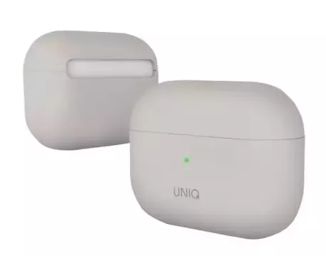 Захисний чохол для навушників UNIQ Lino case для Apple AirPods Pro Silicone beige/beige ivory