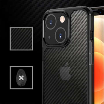 Захисний чохол для телефону Alogy Techsuit CarbonFuse для Apple iPhone 14 Plus Black