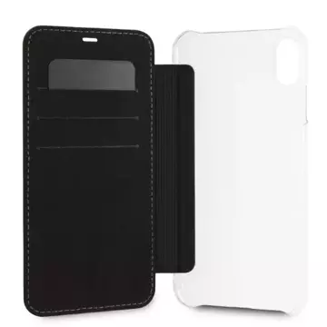 Захисний чохол для телефону BMW BMTRBKI65PUCARTCBK для Apple iPhone Xs Max book black/black Carbon Tricolor Stripe