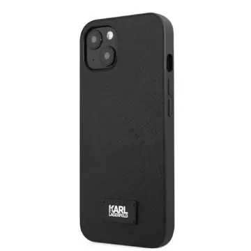 Захисний чохол для телефону Karl Lagerfeld KLHCP13SSFMP2K для Apple iPhone 13 Mini 5.4" hardcase black/black Saffiano Plaque