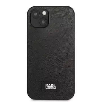 Захисний чохол для телефону Karl Lagerfeld KLHCP13SSFMP2K для Apple iPhone 13 Mini 5.4" hardcase black/black Saffiano Plaque