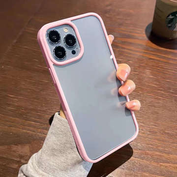 Захисний чохол Alogy Hybrid Candy Case для Apple iPhone 13 Pro рожевий-прозорий