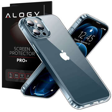 Захисний чохол Alogy Hybrid Case Super Clear для Apple iPhone 12 Pro Max Clear Glass