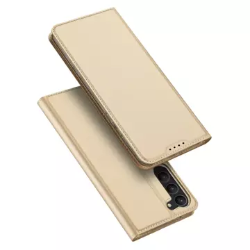 Захисний чохол Dux Ducis Skin Pro для Samsung Galaxy S23 Flip Card Wallet Stand Gold