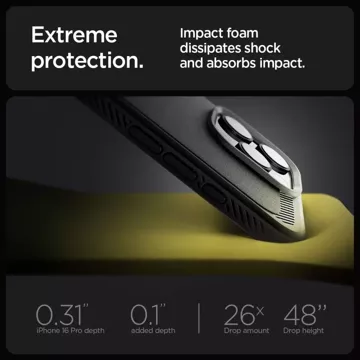 Захисний чохол Spigen Rugged Armor Mag Magsafe для iPhone 16 Pro Black