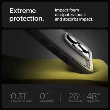 Захисний чохол Spigen Rugged Armor Mag Magsafe для iPhone 16 Pro Max Grey