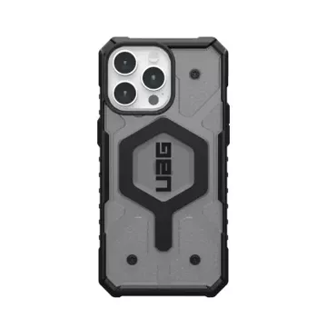 Захисний чохол UAG Pathfinder Magsafe Armor Case для iPhone 15 Pro Max сумісний з MagSafe (попелястий)