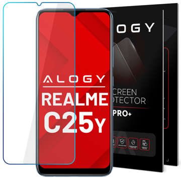 Захист екрана загартоване скло 9H Alogy для Realme C25y