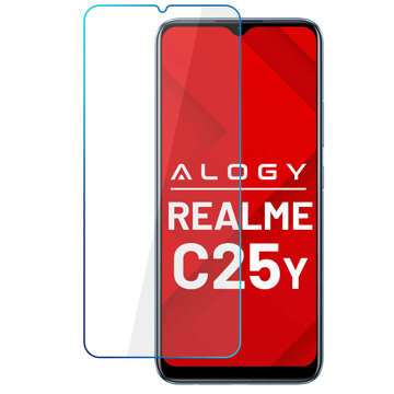 Захист екрана загартоване скло 9H Alogy для Realme C25y