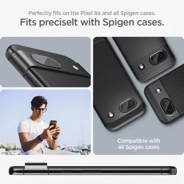 Захист камери із загартованого скла Spigen Optik.TR "EZ FIT" Camera Protector 2 шт. для Google Pixel 8A Clear