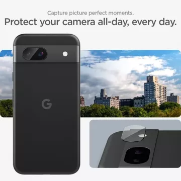 Захист камери із загартованого скла Spigen Optik.TR "EZ FIT" Camera Protector 2 шт. для Google Pixel 8A Clear