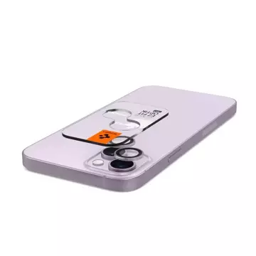 Захист камери із загартованого скла Spigen Optik.Tr "EZ FIT" Camera Protector 2-PACK for Apple iPhone 14 / 14 Plus PURPLE