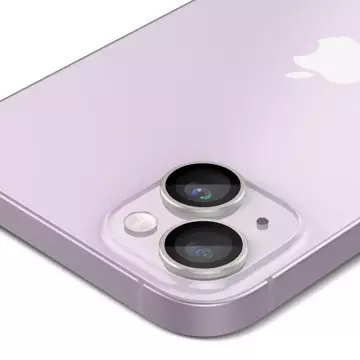 Захист камери із загартованого скла Spigen Optik.Tr "EZ FIT" Camera Protector 2-PACK for Apple iPhone 14 / 14 Plus PURPLE