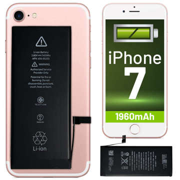 Змінний акумулятор для телефону Apple iPhone 7 7G 1960mAh A1660 A1778