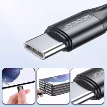 Кабель для швидкої зарядки / даних Joyroom USB Type C - USB Type C PD 60W 2m black (S-2030N1-60)