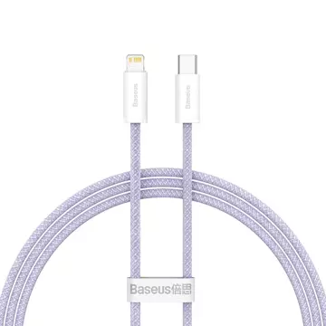 Кабель для швидкої зарядки Baseus Dynamic 2 Series USB-C - Lightning 20W 480Mbps 1m фіолетовий