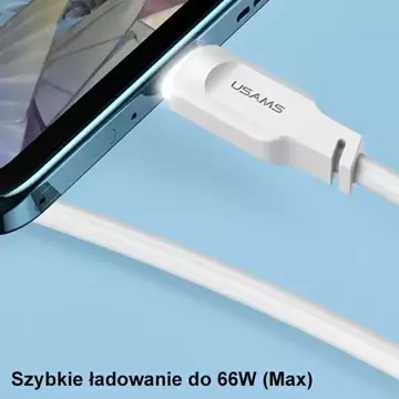 Кабель для швидкої зарядки USMAS USB-C PD 1,2 м, зелений