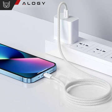 Кабель 100 см USB-C для Lightning PowerDelivery для Apple iPhone USB-кабель для зарядки даних PD 20 Вт Білий