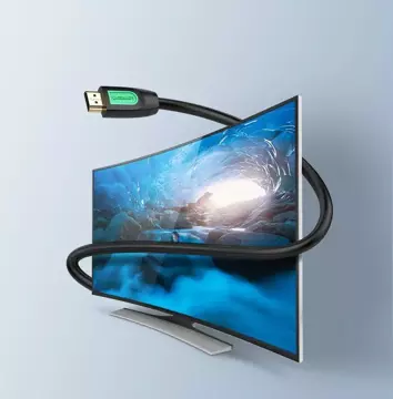 Кабель 2м UGREEN HDMI 2.0 19 pin 4K 60Hz 30AWG чорний (10129)