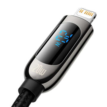 Кабель 2m Baseus Display PD 20W USB-C Type C для Lightning для iPhone Czarny