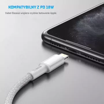 Кабель BASEUS USB-C до Lightning PD 20W 1m Niebieski