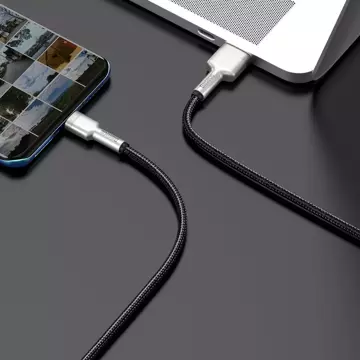 Кабель Baseus Cafule USB-USB-C, 66 Вт, 0,25 м (чорний)