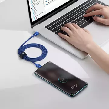 Кабель Baseus Crystal Shine Series Кабель USB для швидкої зарядки та передачі даних USB Type C - USB Type C 100W 1.2m blue (CAJY000603)