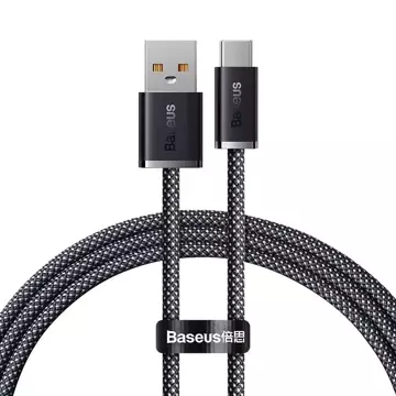 Кабель Baseus Dynamic Series USB - USB-C, 100 Вт, 1 м (сірий)