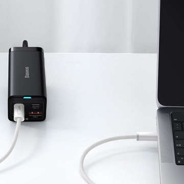 Кабель Baseus Dynamic USB-C – USB-C довжиною 2 м, 100 Вт, 480 Мбіт/с, білий