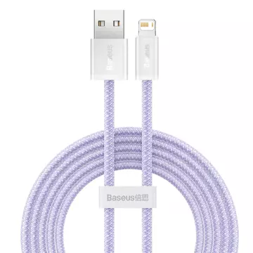 Кабель Baseus Dynamic USB to Lightning, 2,4 A, 2 м (фіолетовий)