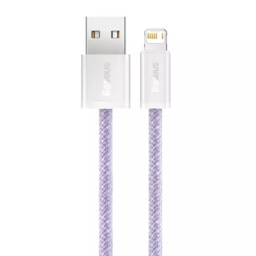 Кабель Baseus Dynamic USB to Lightning, 2.4A, 1м (фіолетовий)