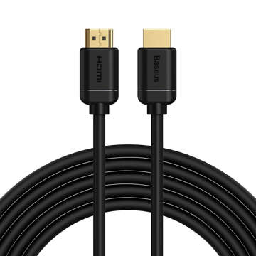 Кабель Baseus HDMI 2.0, 4K 30 Гц, 3D, HDR, 18 Гбіт/с, 5 м (чорний)