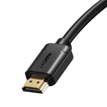 Кабель Baseus HDMI 2.0, 4K 30 Гц, 3D, HDR, 18 Гбіт/с, 5 м (чорний)