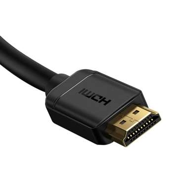 Кабель Baseus HDMI 2.0, 4K 30 Гц, 3D, HDR, 18 Гбіт/с, 5 м (чорний)